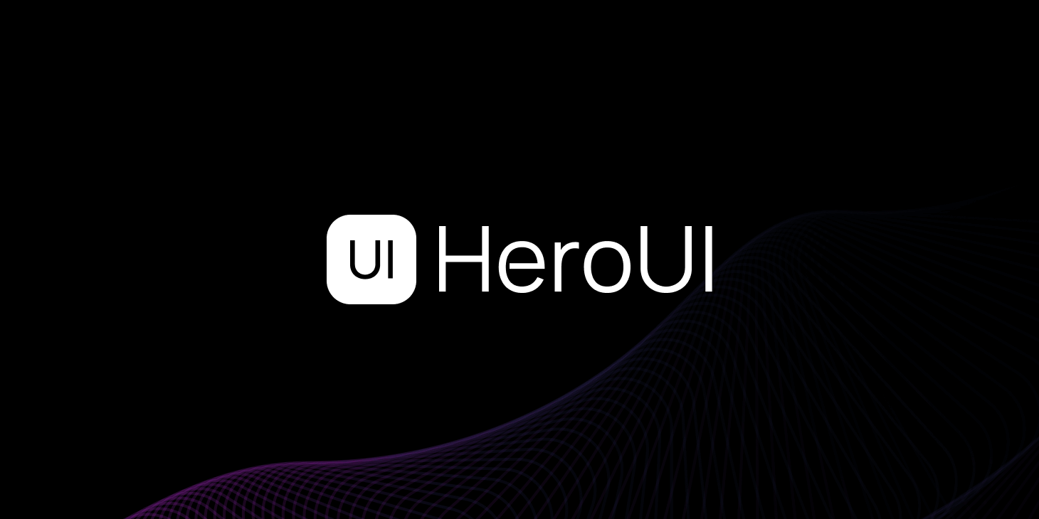 HeroUI banner